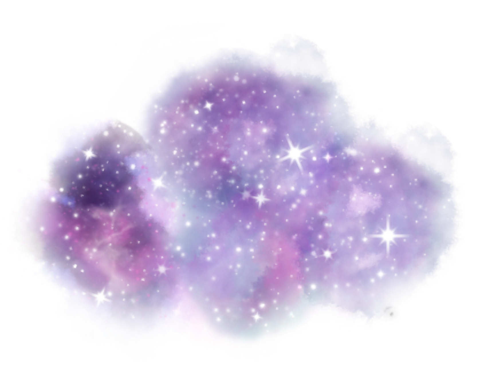 Purple Galaxy Illustration